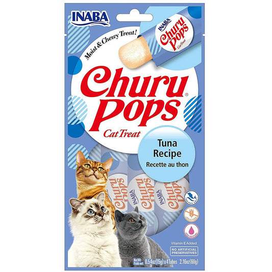 INABA CHURU POPS Tuna Recipe (4 Pack)