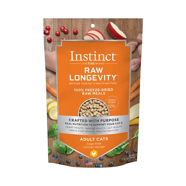 INSTINCT Longevity Freeze Dried Raw Meals Adult Chicken Cat