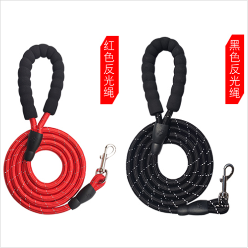 PT Dog Leash 1.5m - Black/Red