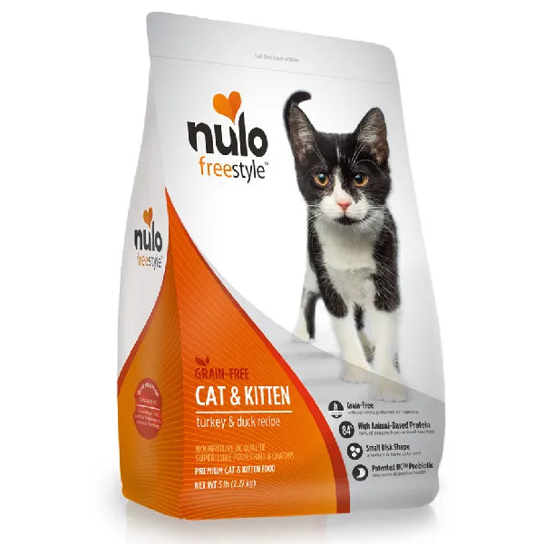 Nulo Freestyle High-Meat Kibble for Cat & Kittens - Turkey & Duck Recipe