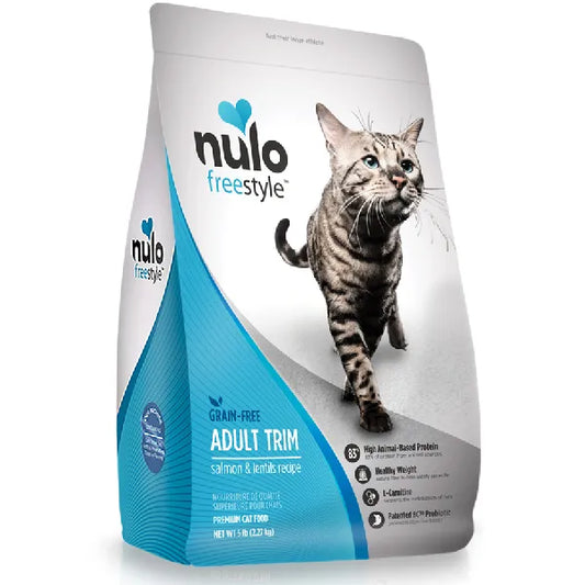 Nulo Freestyle High-Meat Kibble Adult Trim Cat Food - Salmon & Lentils Recipe