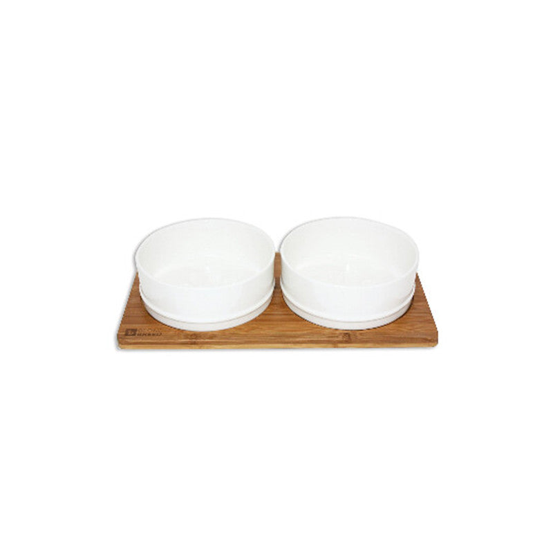 Be One Breed Bamboo & Ceramic Bowl