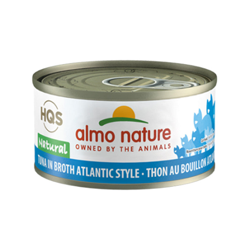 Almo Nature HQS Natural Tuna in Broth Atlantic Style Cat Can