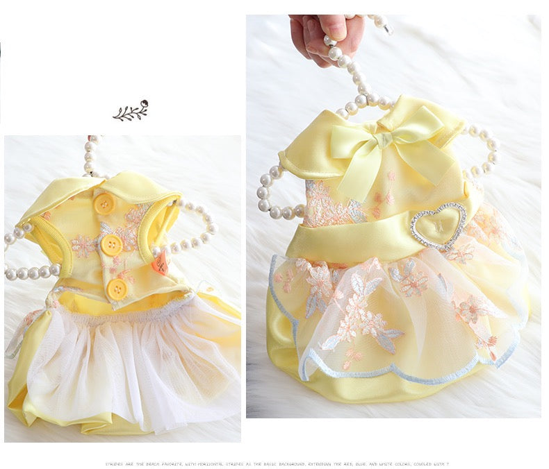 PT Cute Princess Dresses Yellow