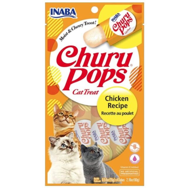 INABA CHURU POPS Chicken Recipe (4 Pack)