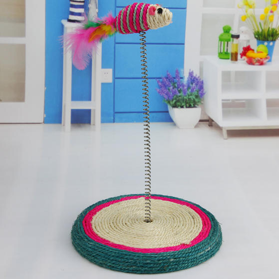 PT Spring Mouse Cat Scratcher