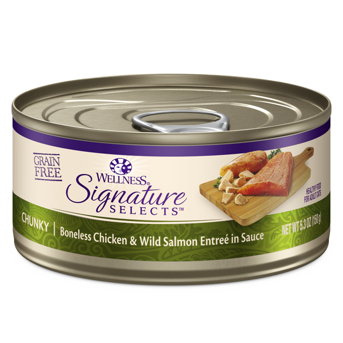 Wellness CORE Signature Selects Chunky Chicken & Salmon Wet Cat Food
