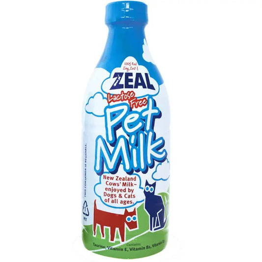 ZEAL Lactose Free Pet Milk Shelf Stable Free Range Grass-Fed Cow's Milk